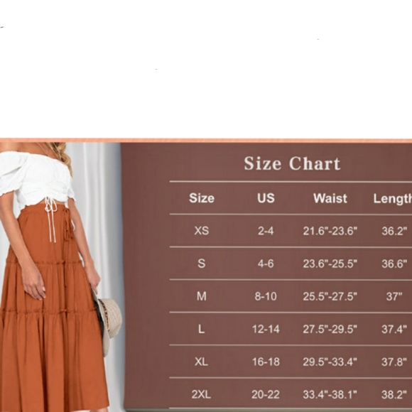 🆕⭐ Boho Gold yellow maxi skirt - Picture 5 of 6